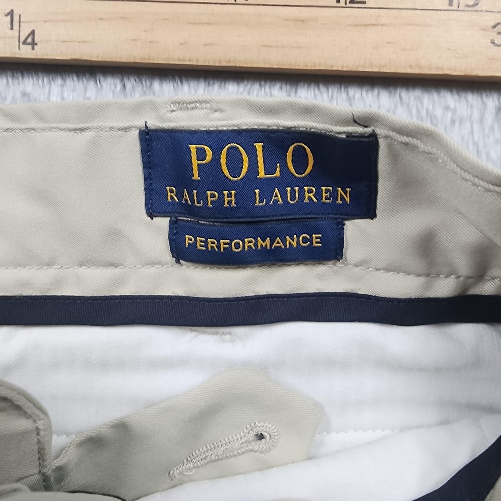 Polo Ralph Lauren Prospect Pants Mens 30x30 Beige Performance Chino Stretch Golf - Picture 2 of 14